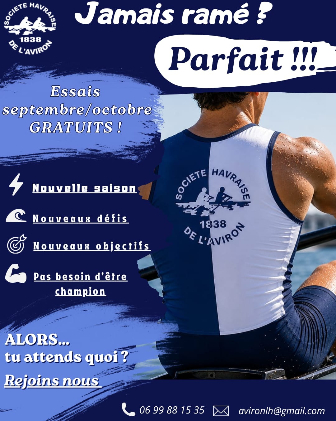 Lire la suite à propos de l’article À vos rames : la nouvelle saison démarre !